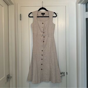 Banana Republic Factory Linen Midi Dress